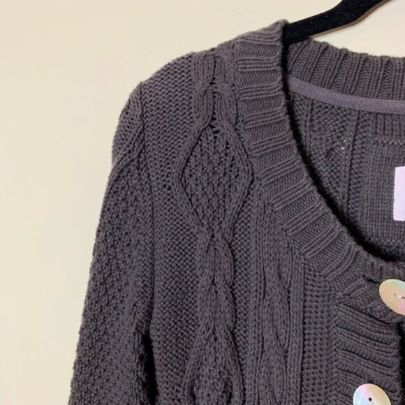 H&M Brown Knit Long Sleeve Sweater Size Small - Picture 2 of 7